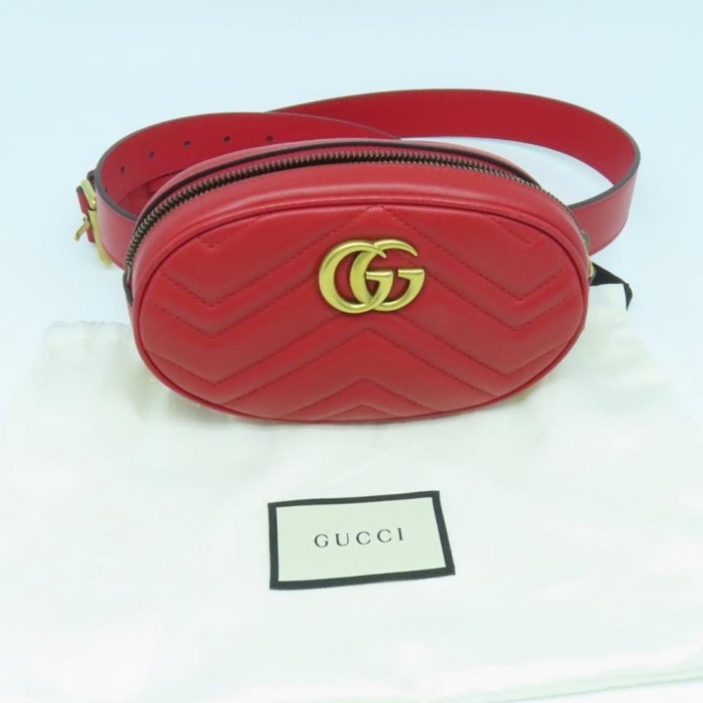 💎 ✨ STUNNING ✨💎 Fanny leather GG Mormont 28-36 waist bag - Picture 2 of 12
